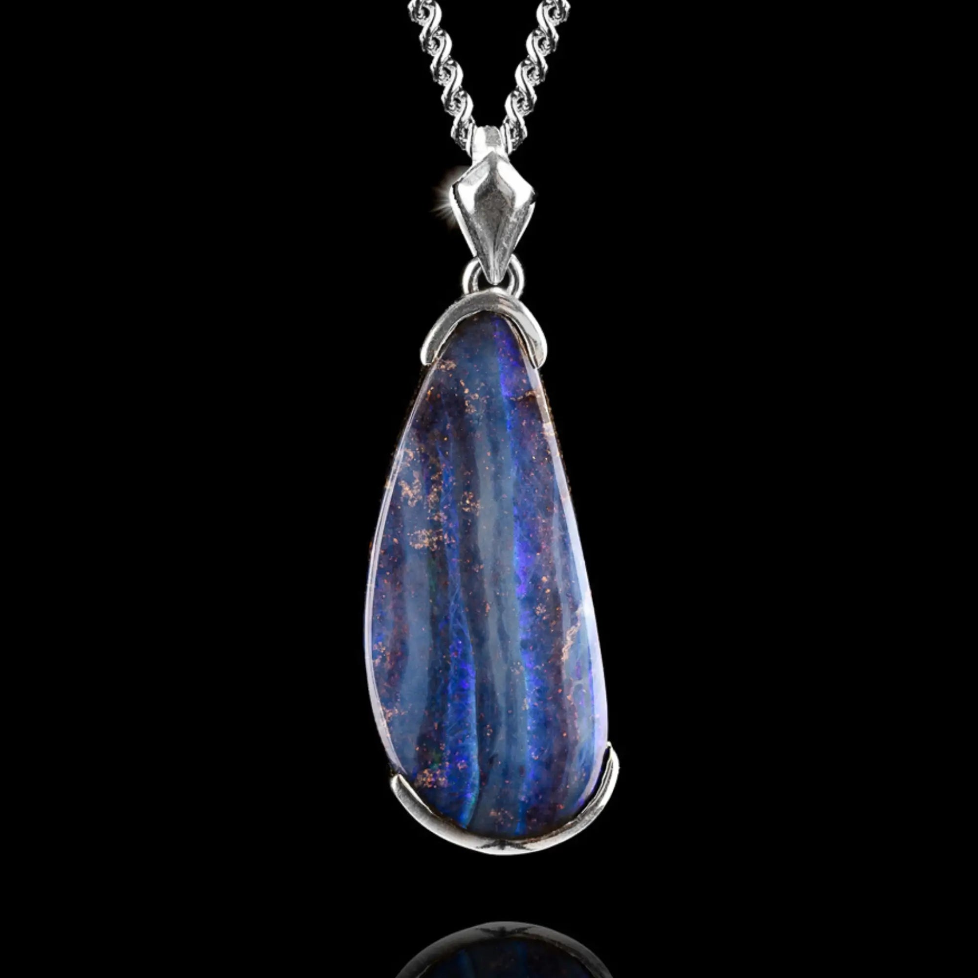 AUSTRALIAN BOULDER OPAL PENDANT 12.93CT (X)