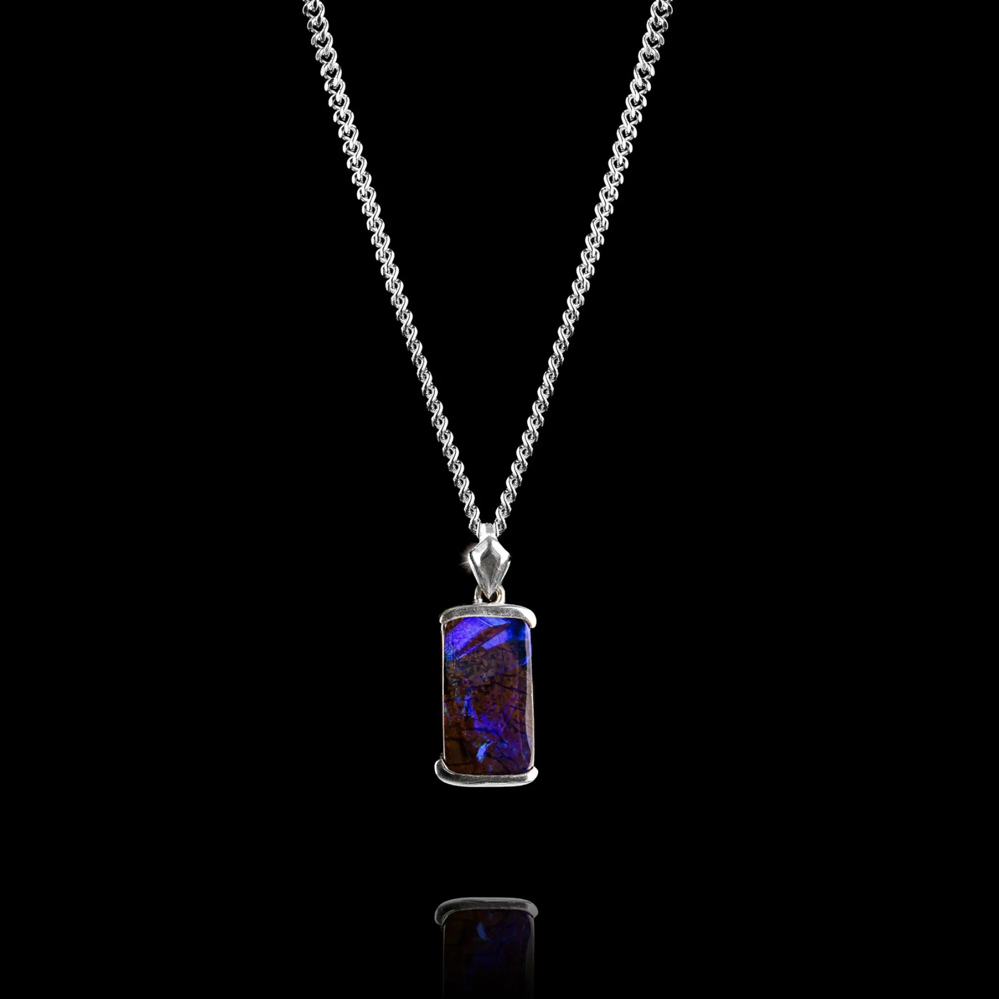 AUSTRALIAN BOULDER OPAL PENDANT 6.5CT (XI)