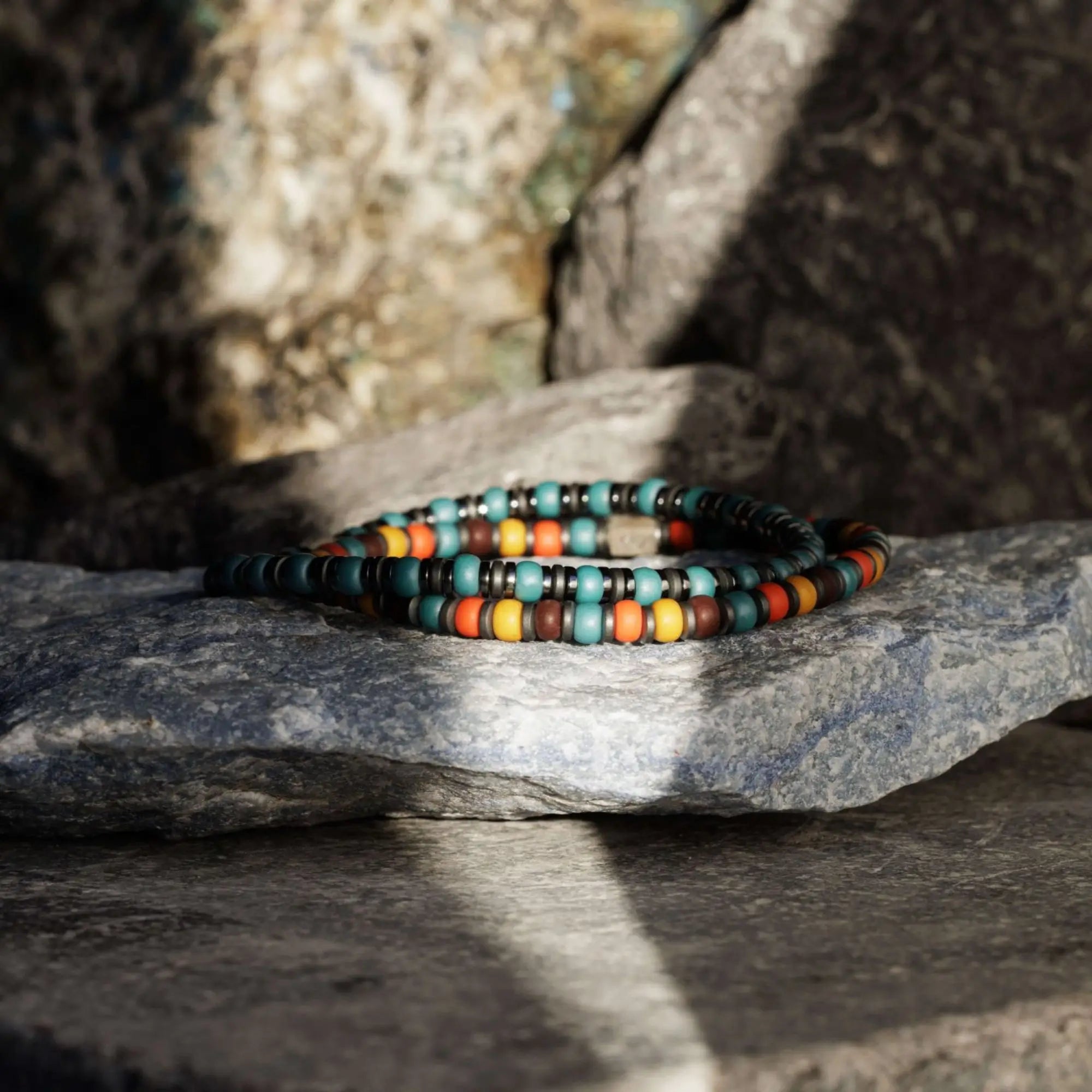HEMATITE - MULTICOLOR BRACELET XVIII (4MM)