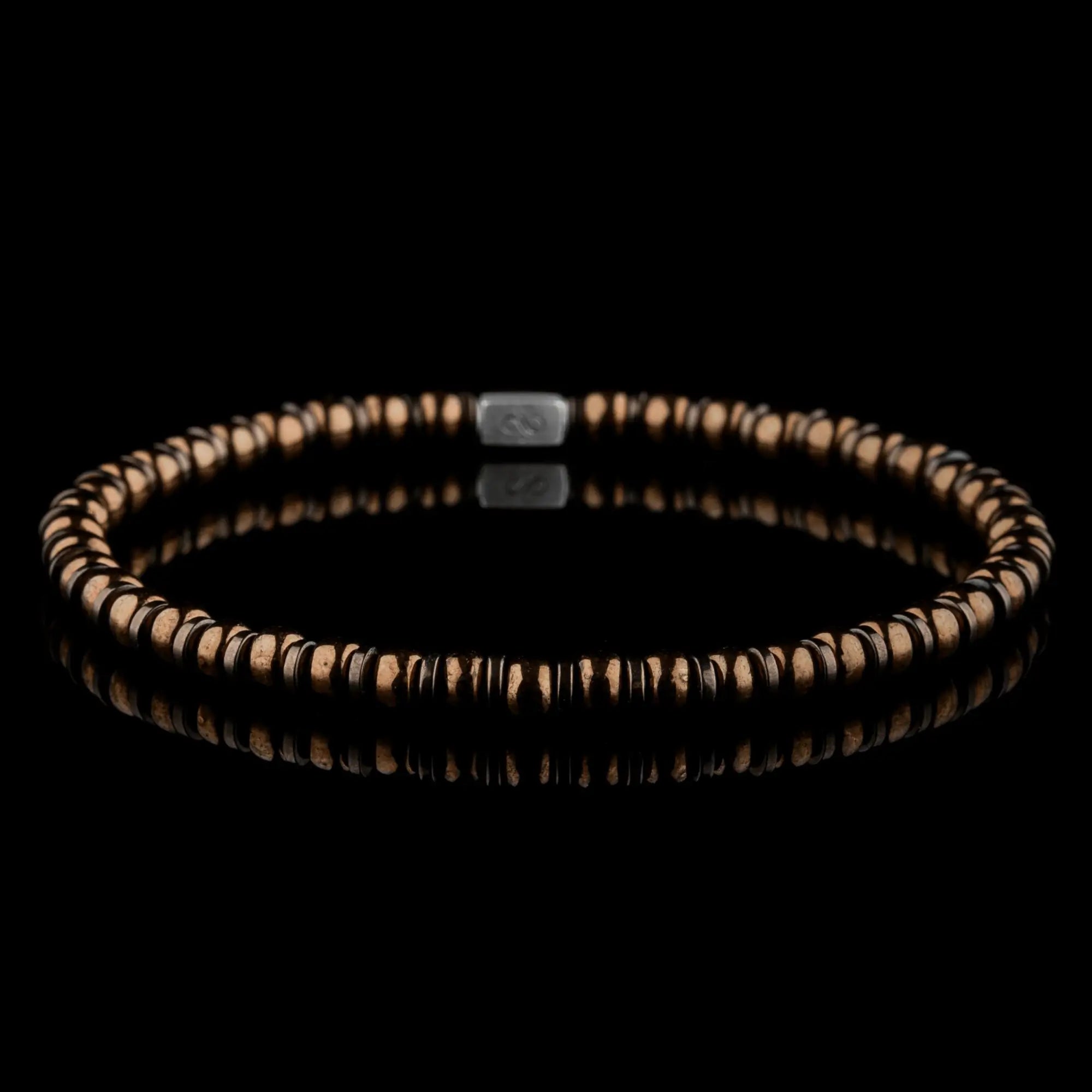 HEMATITE - METALLIC BROWN BRACELET XX (4MM)