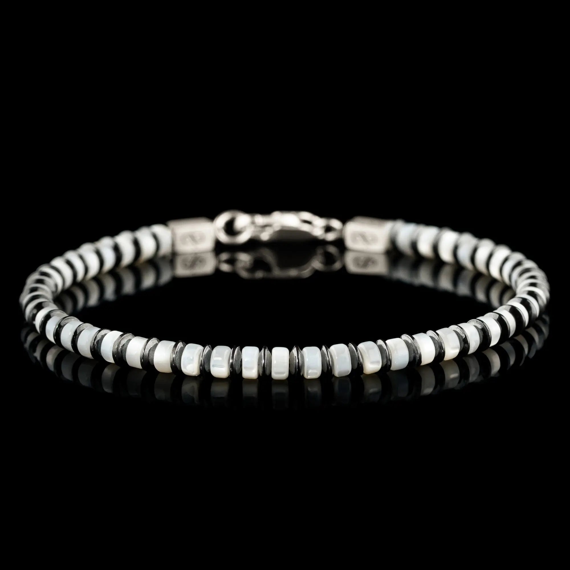 MOTHER OF PEARL BRACELET V (4MM)