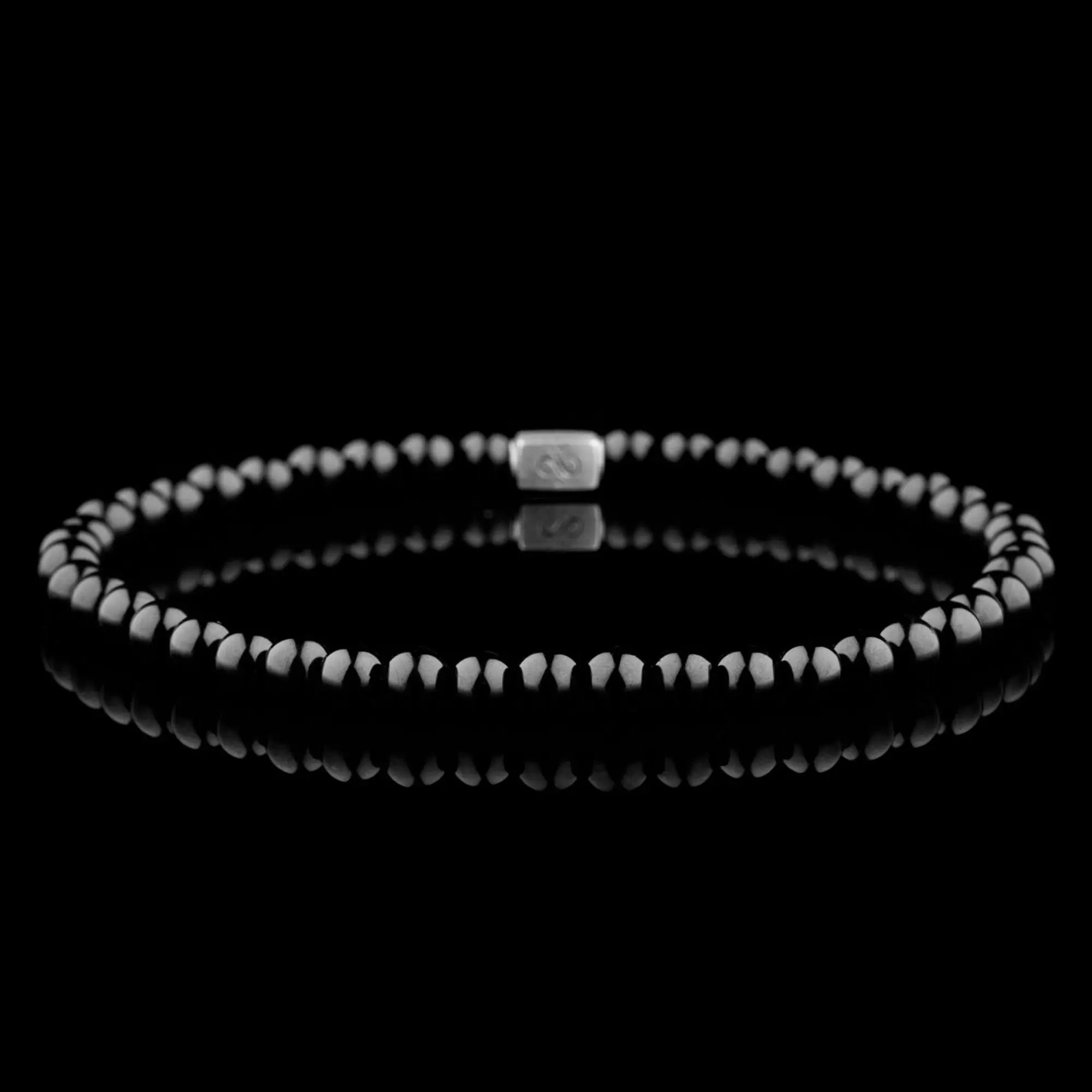 BLACK TOURMALINE BRACELET XII (4MM)
