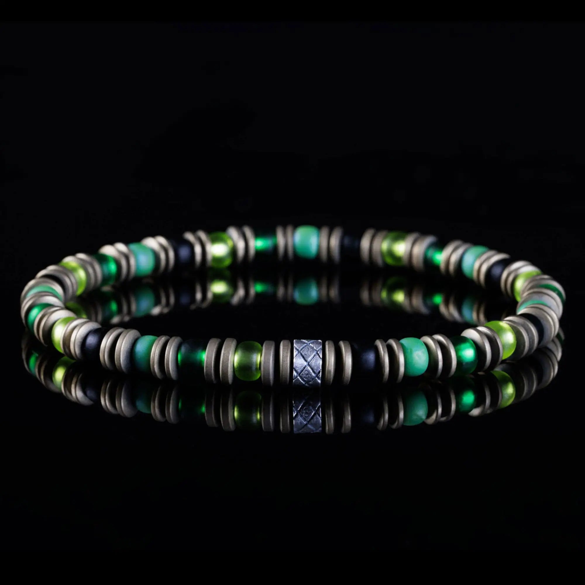 HEMATITE BRONZE BRACELET V (6MM)