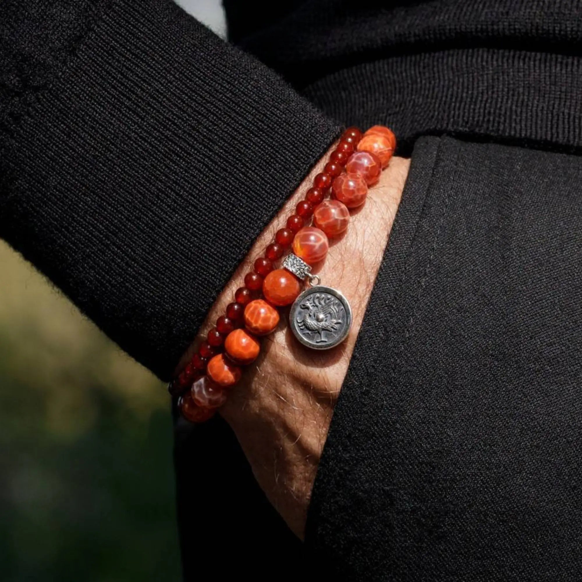 CARNELIAN BRACELET V (4MM)
