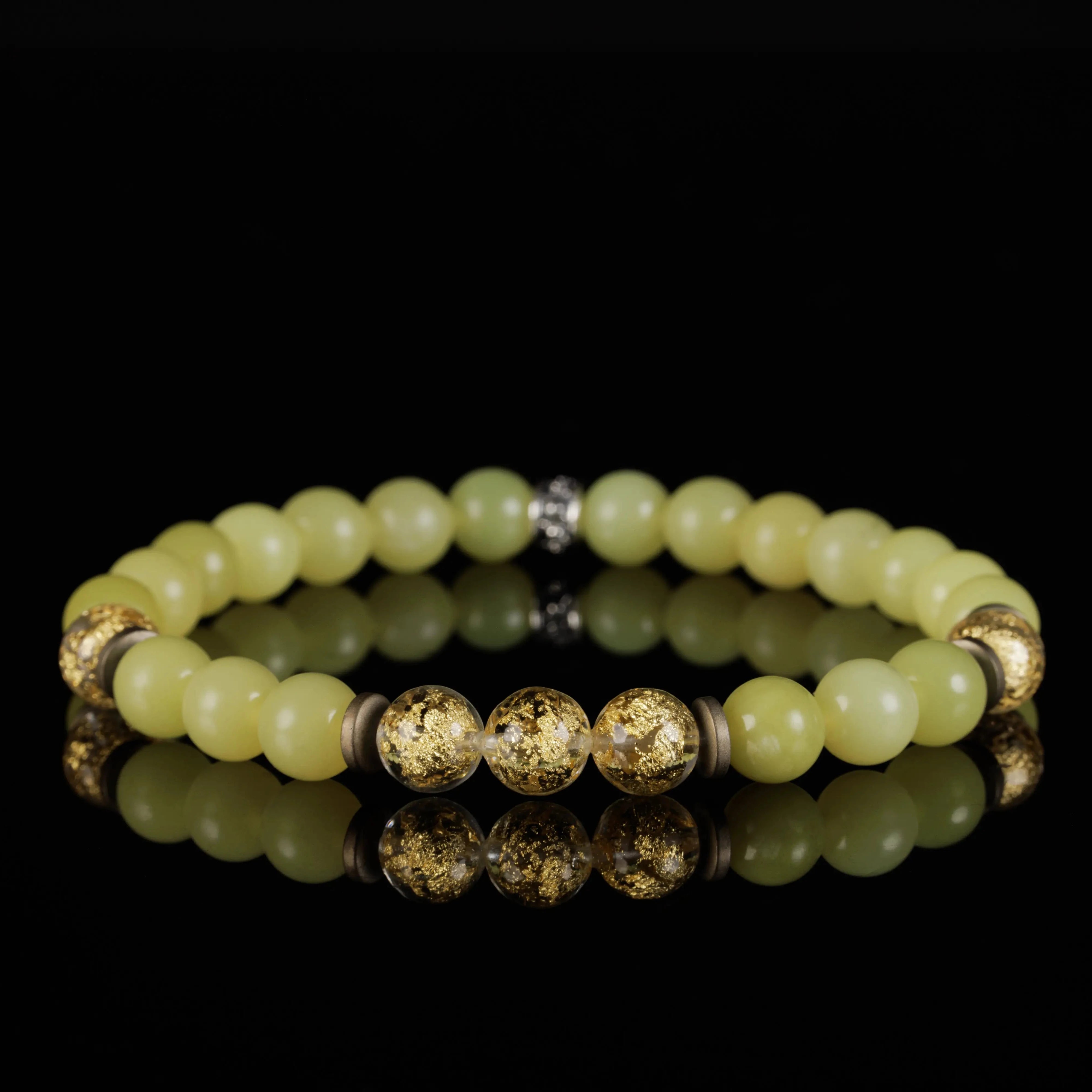 GOLDEN MURANO - SERPENTINE BRACELET III (8MM)