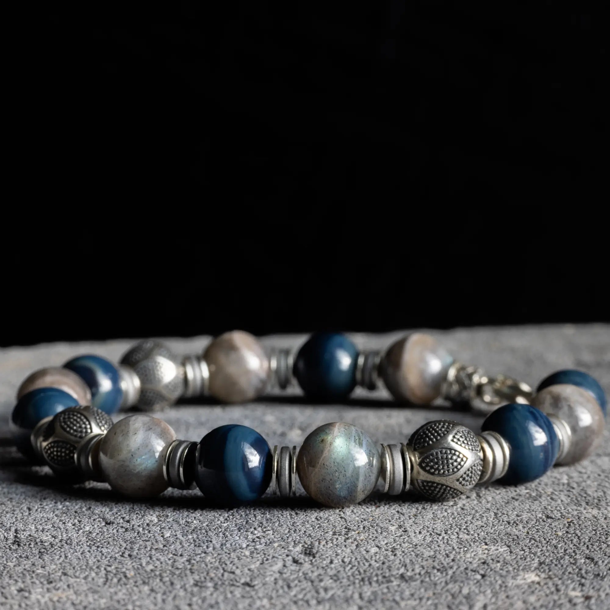 BANDED LABRADORITE - SIEBERSTEIN NASCOR BRACELET I (10MM)