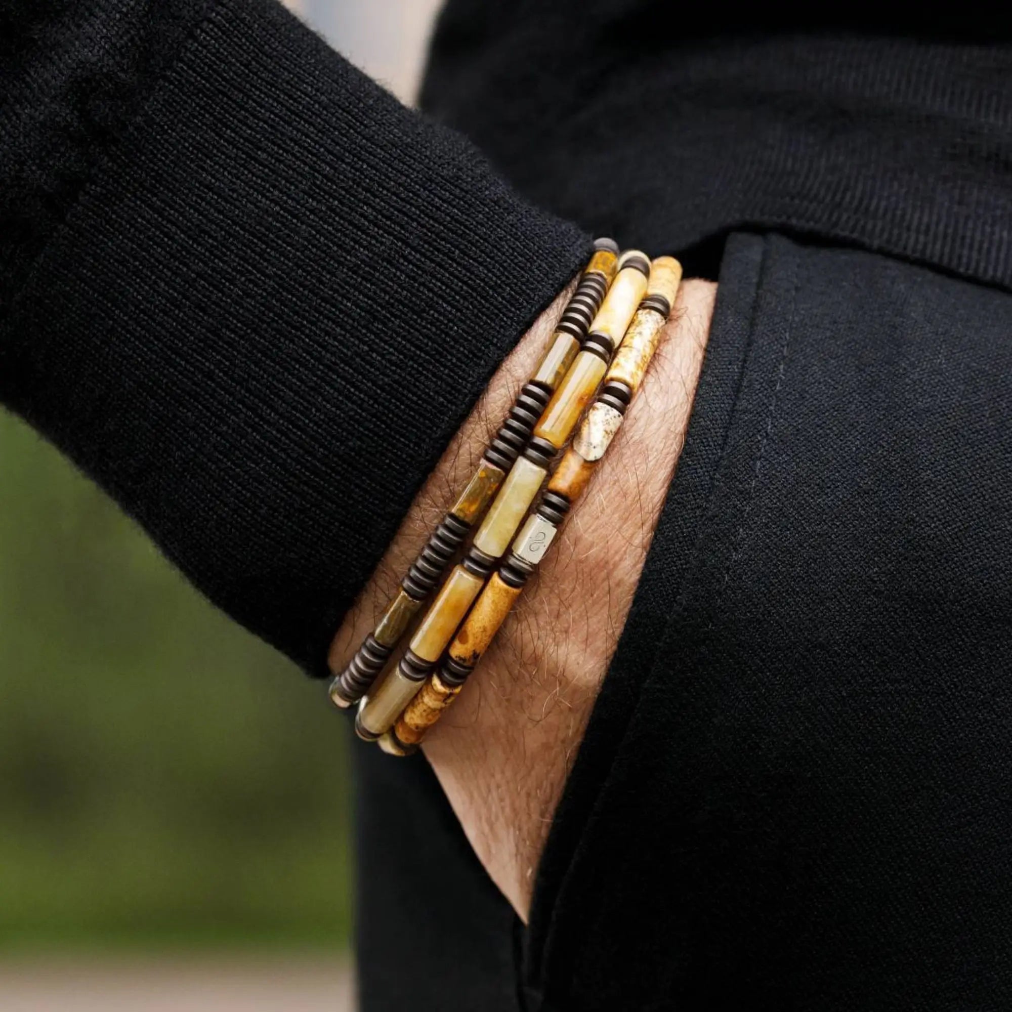 LANDSCAPE JASPER BRACELET IV (4MM)