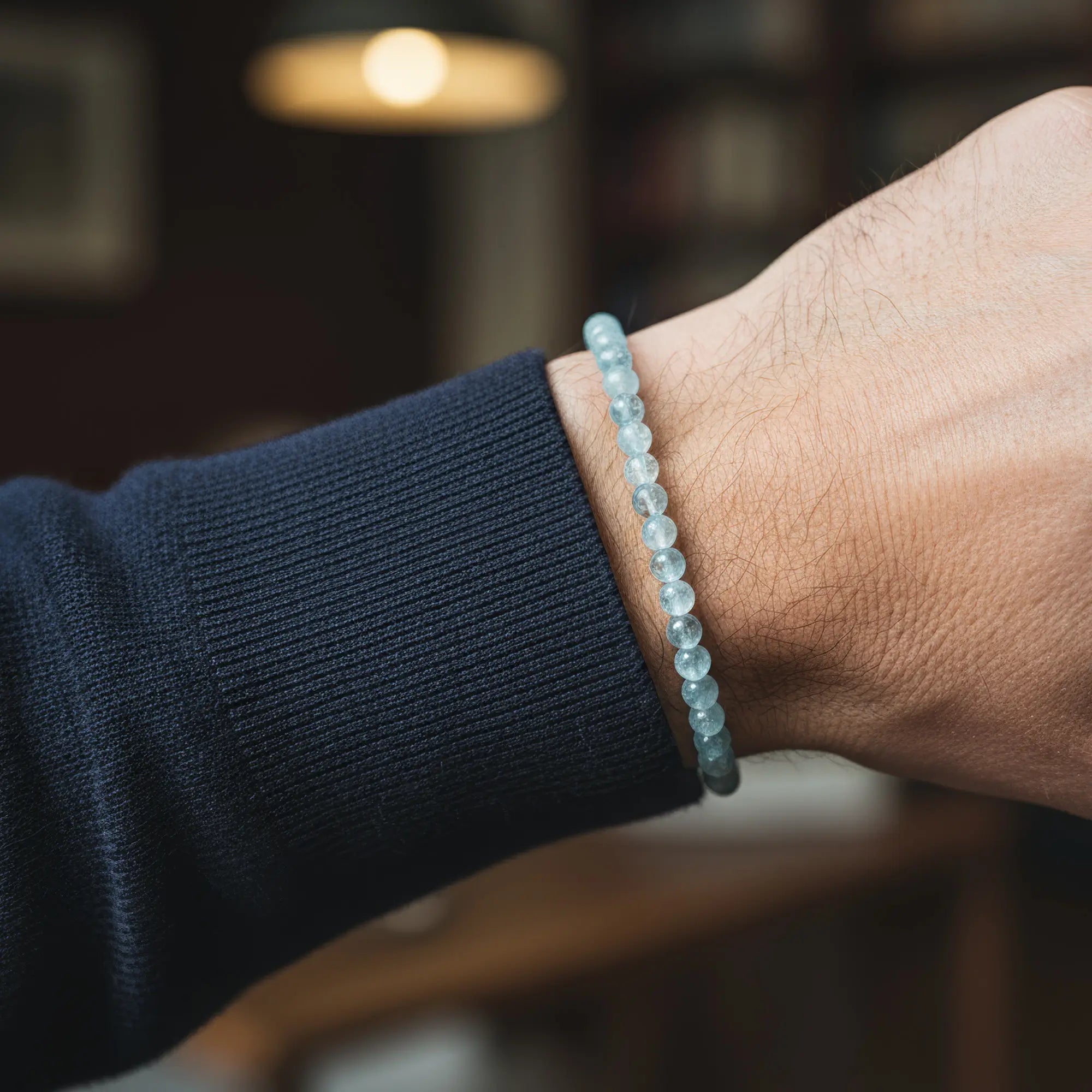 AQUAMARINE BRACELET VIII (5MM)