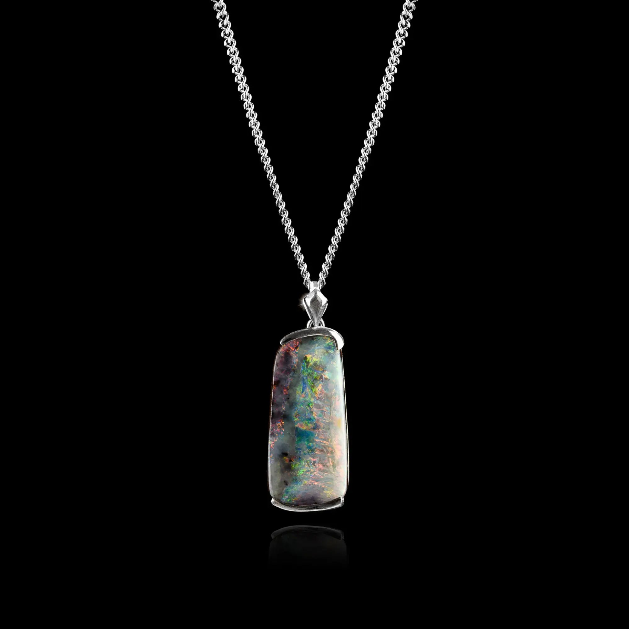 AUSTRALIAN BOULDER OPAL PENDANT 19.01CT (XX)