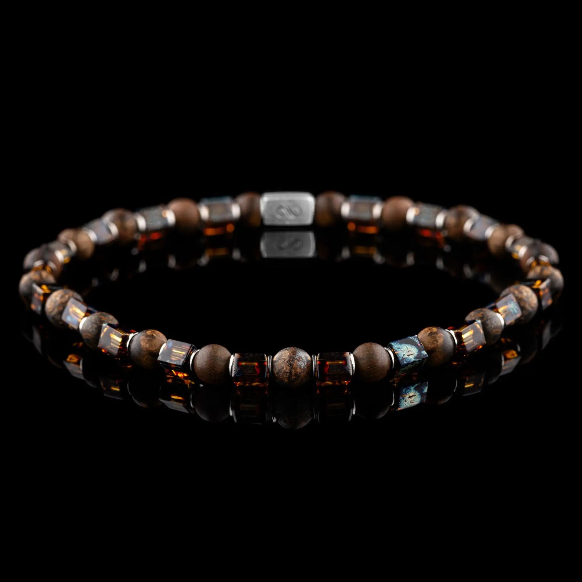 BRONZITE - CUBE BRACELET II (4MM)