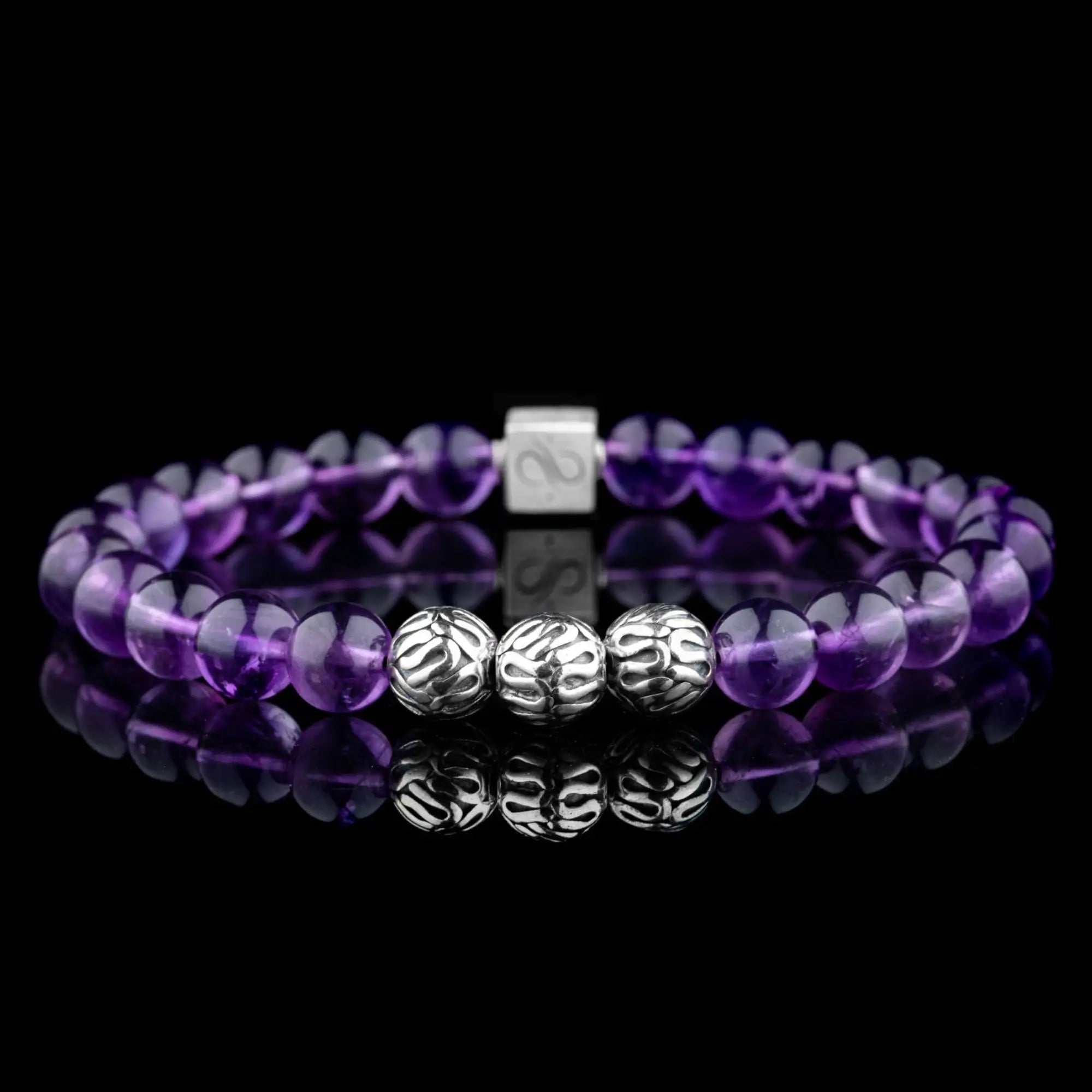 AMETHYST BRACELET XIV (8MM)