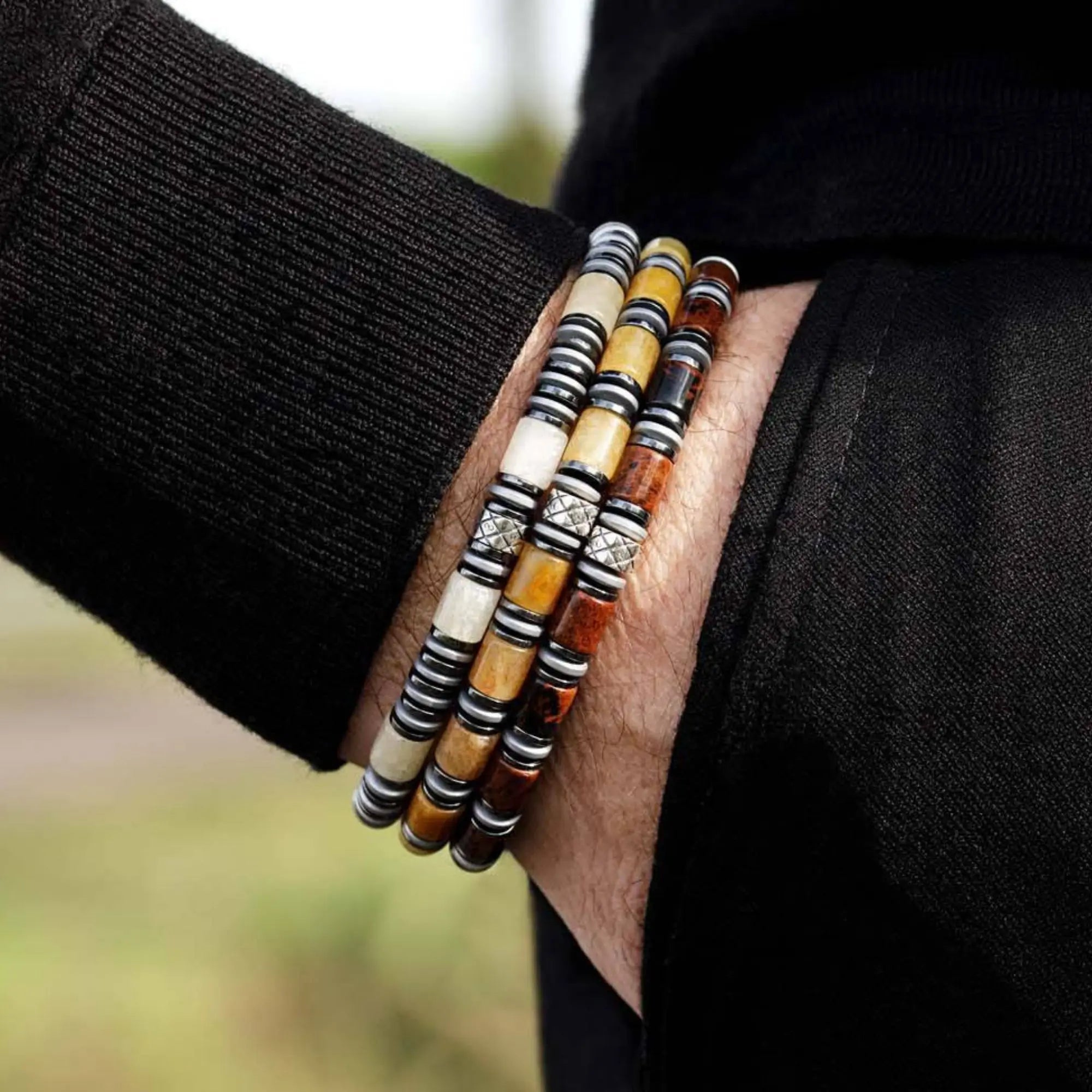 YELLOW JADE BRACELET V (6MM)