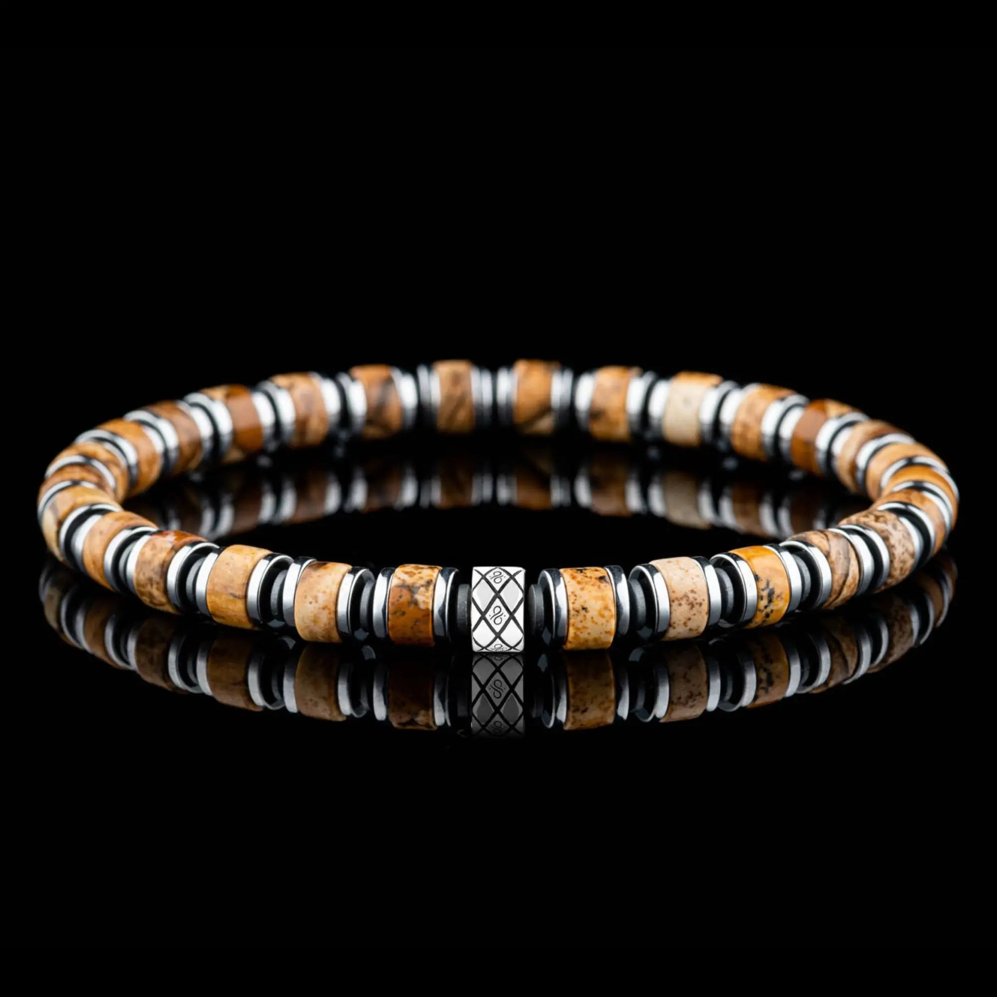 LANDSCAPE JASPER BRACELET VII (6MM)