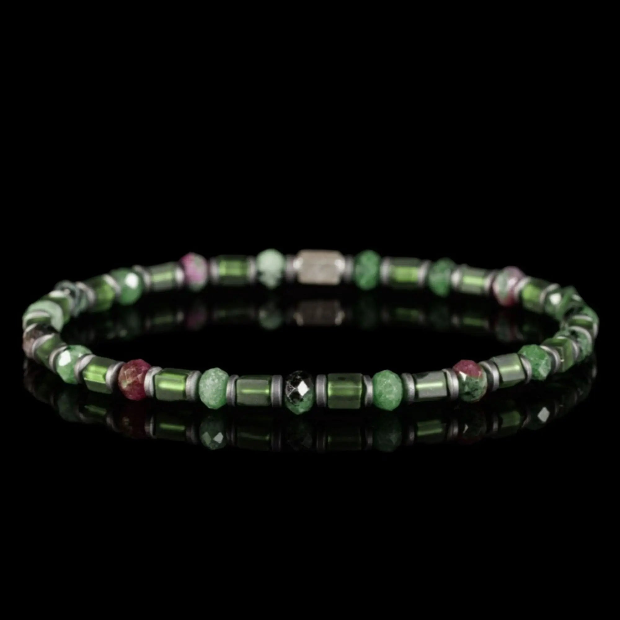 RUBY IN ZOISITE BRACELET III (5MM)