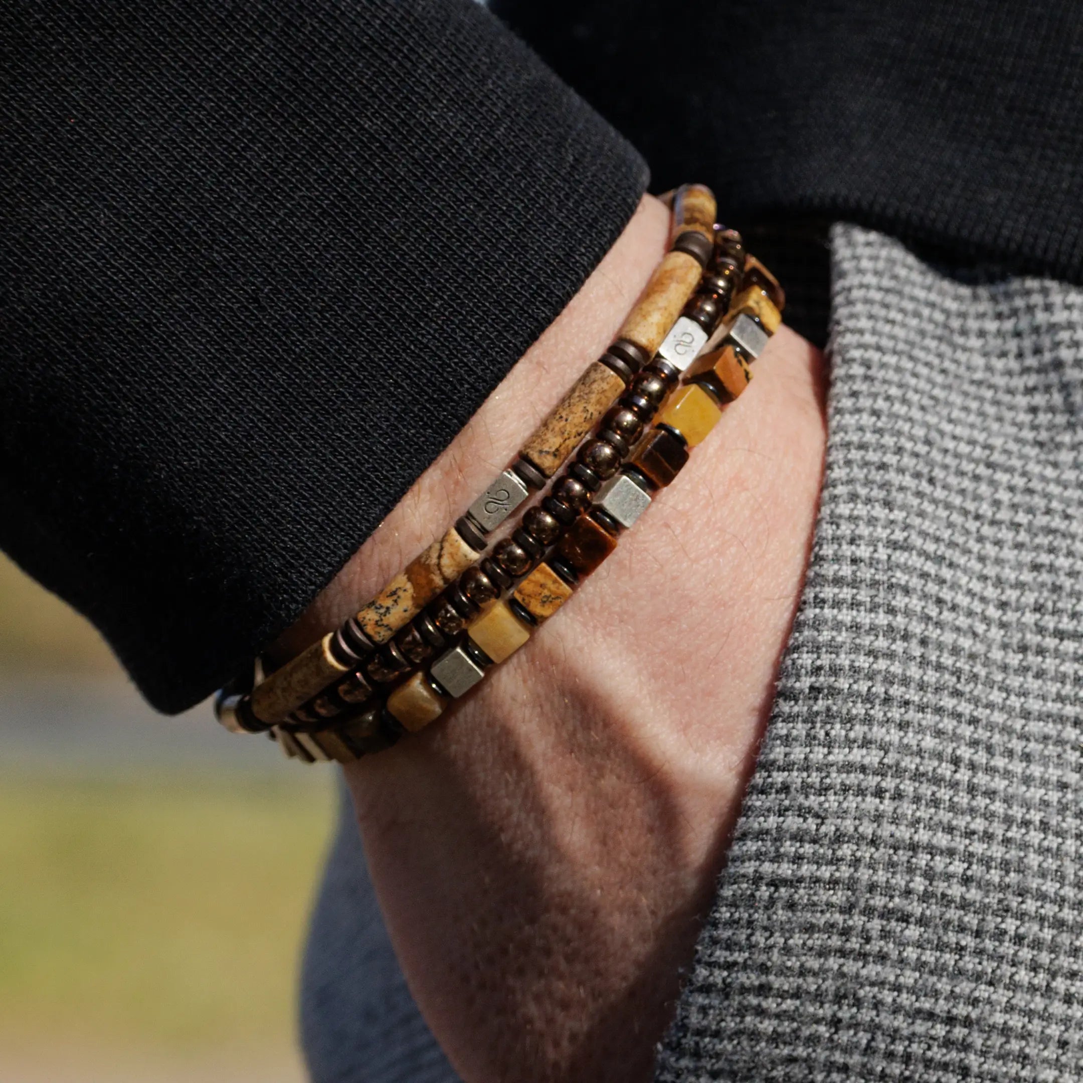 BRONZE NOMAD BRACELET BUNDLE (4MM)