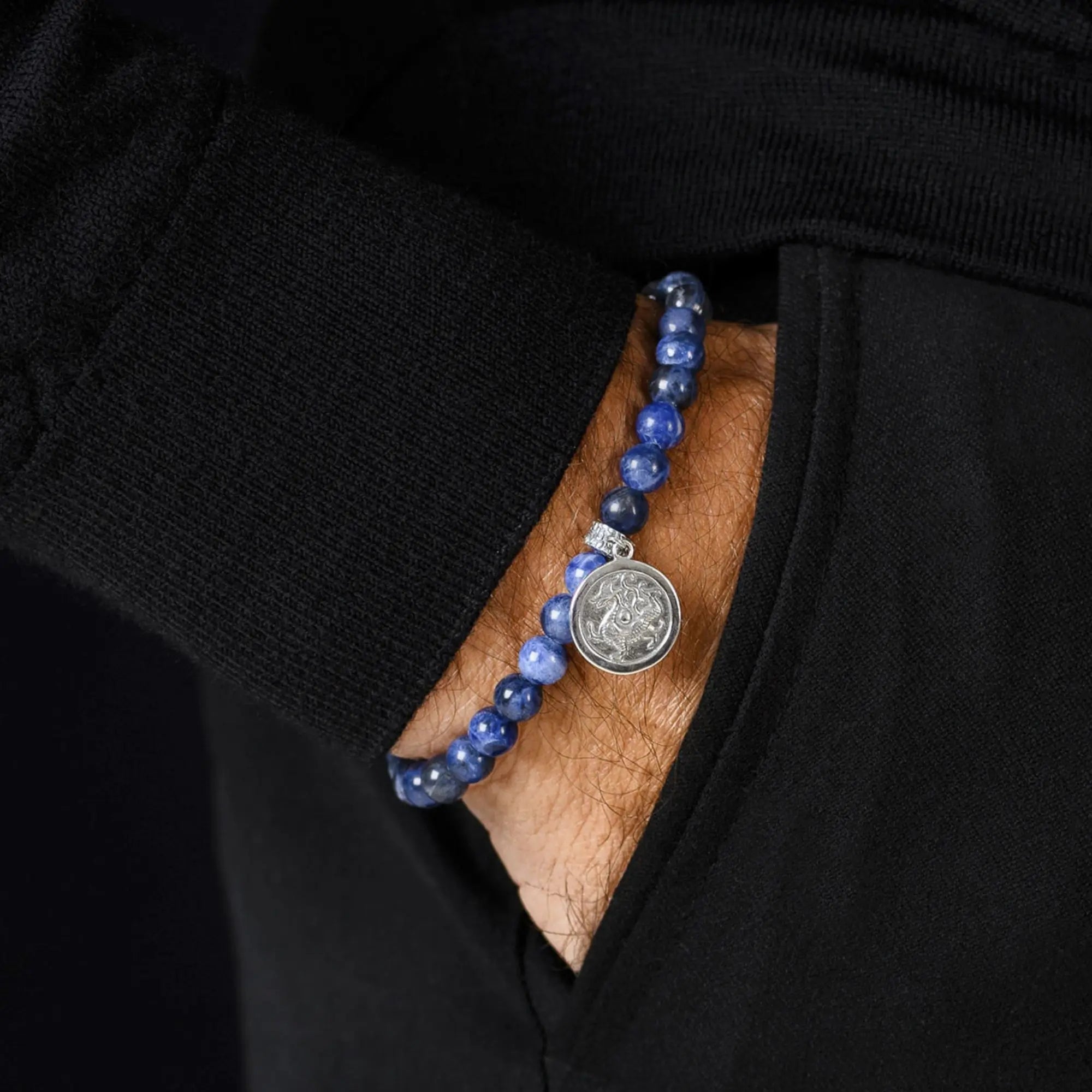 SODALITE - BLUE DRAGON BRACELET (6MM)