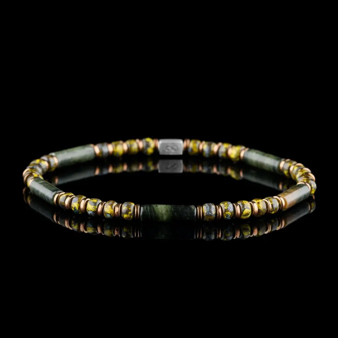 GREEN JASPER BRACELET III (4MM)