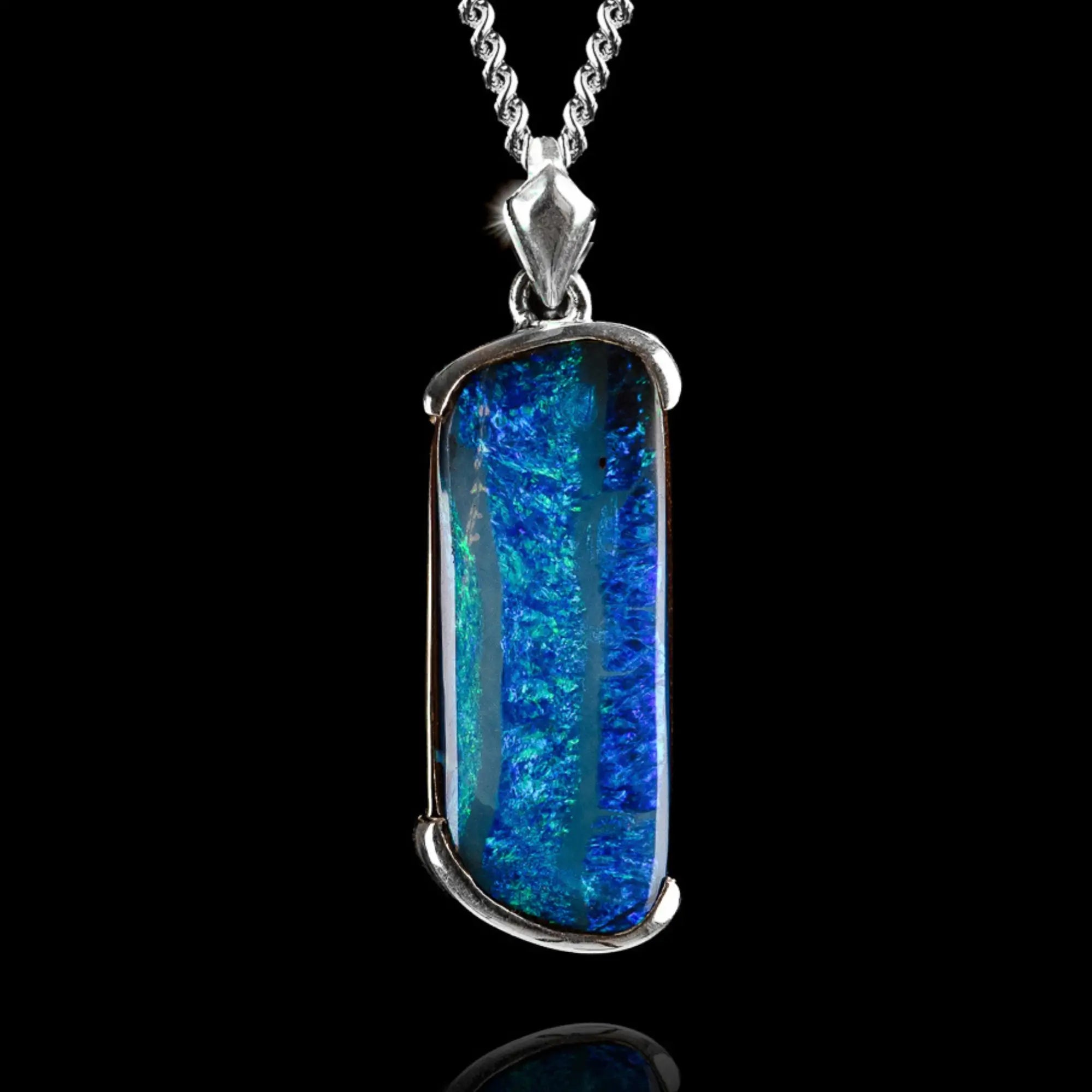 AUSTRALIAN BOULDER OPAL PENDANT 7.40CT (XIX)